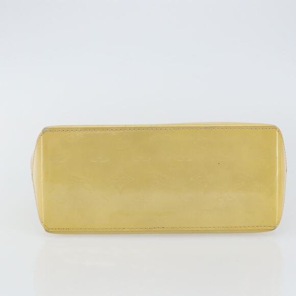 LOUIS VUITTON Monogram Vernis Reade PM Hand Bag Beige M91334 - Picture 9 of 12
